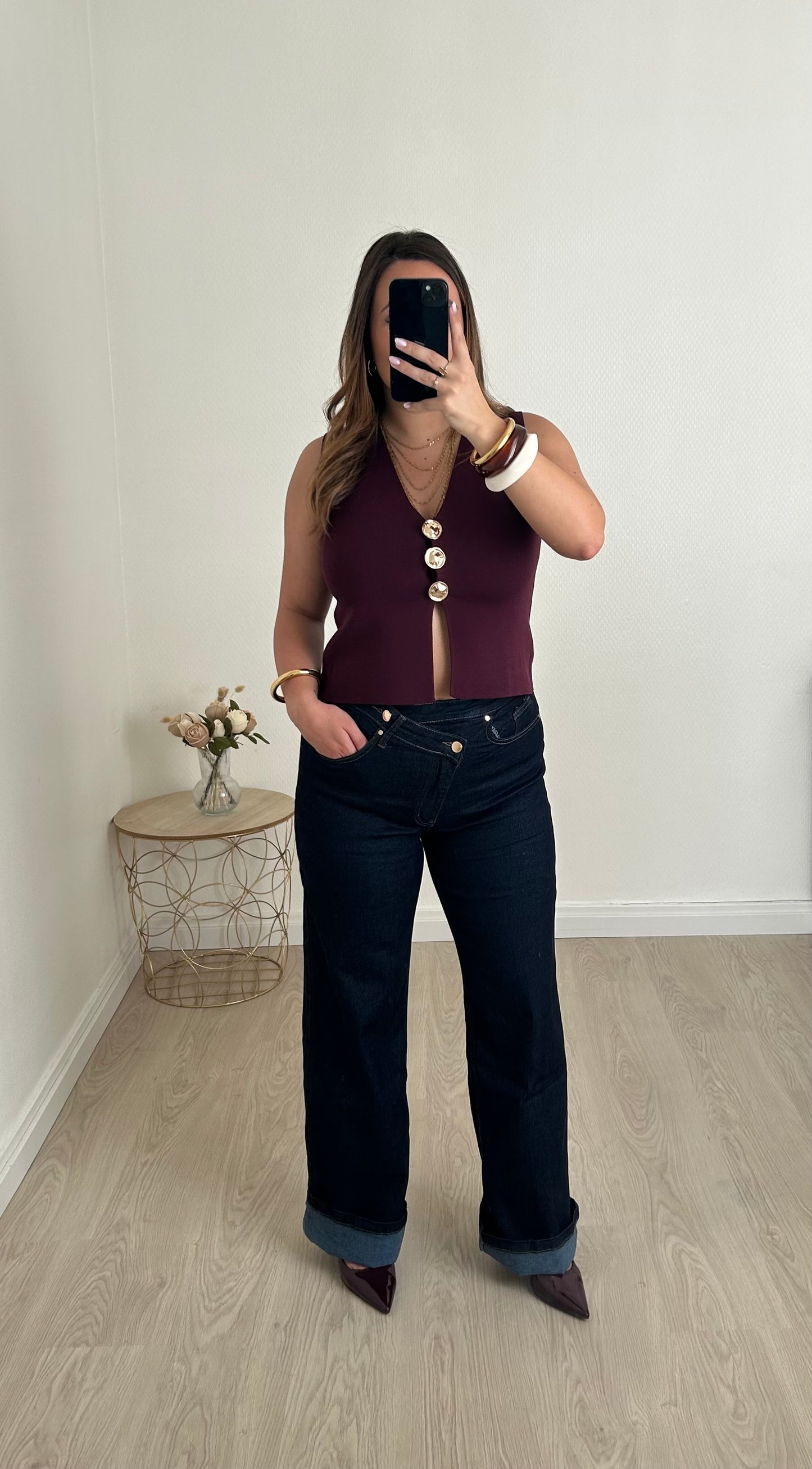 Gilet Prune