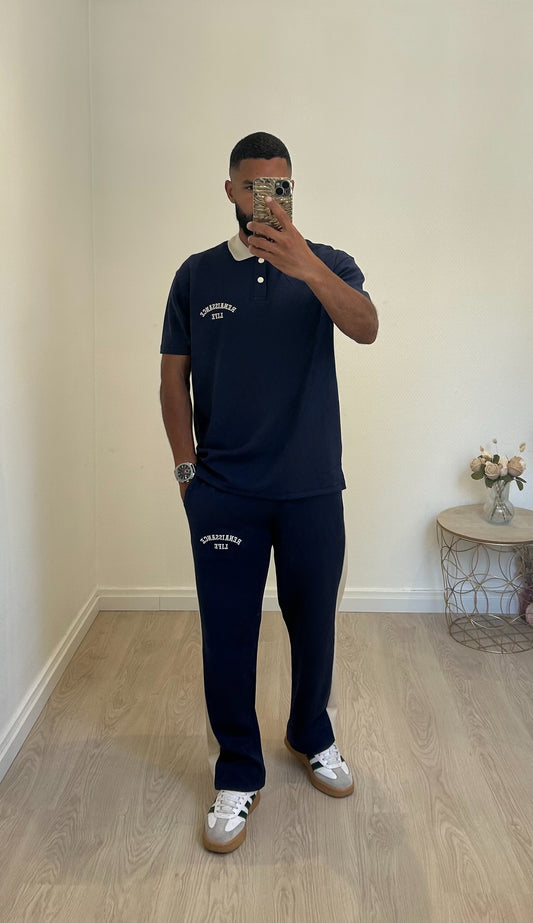 Ensemble jogging bleu